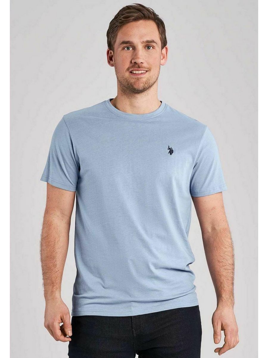 

Футболка мужская U.S. POLO Assn. US222O040 синяя XS, Синий, US222O040