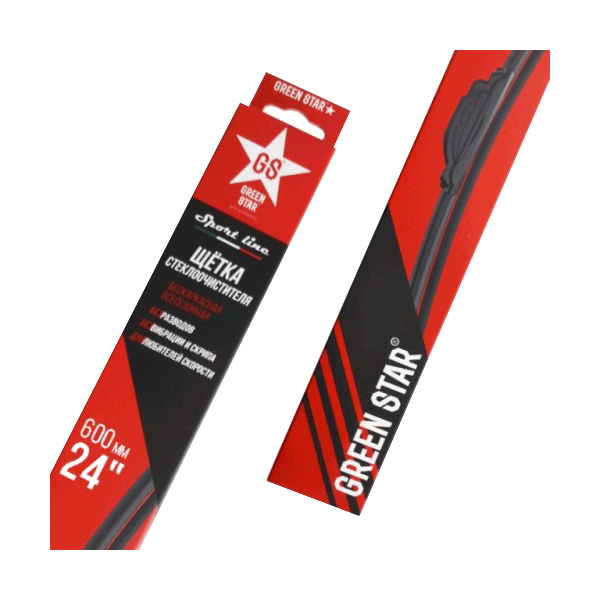 Щетка Ст/Оч 24 600Мм Green Star Sport Line (50) Green Star Y00124