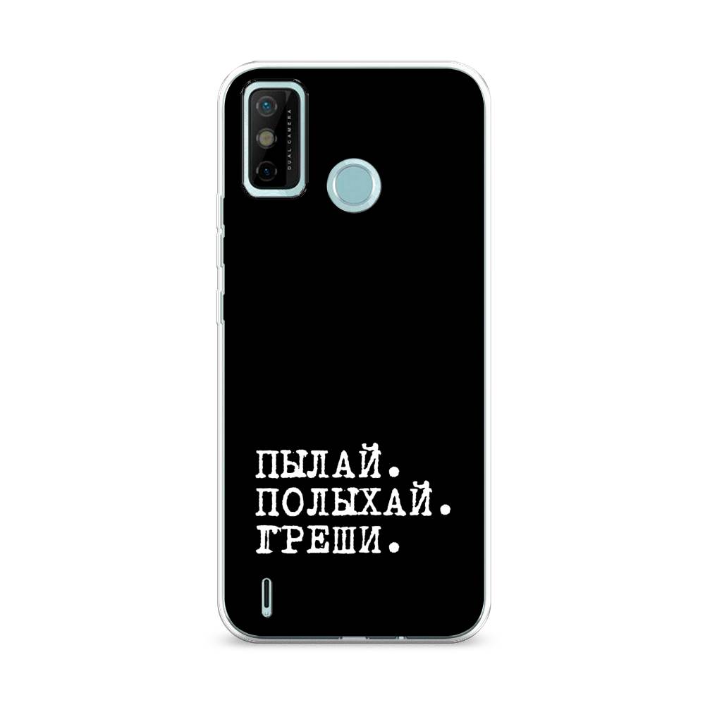 

Чехол Awog на Tecno Spark 6 GO "Пылай и греши", Разноцветный, 300250-6