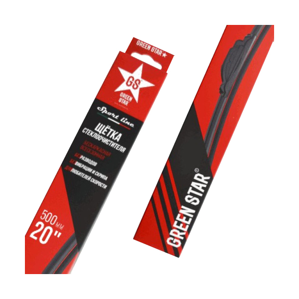 Щетка Ст/Оч 20 500Мм Green Star Sport Line (50) Green Star Y00120