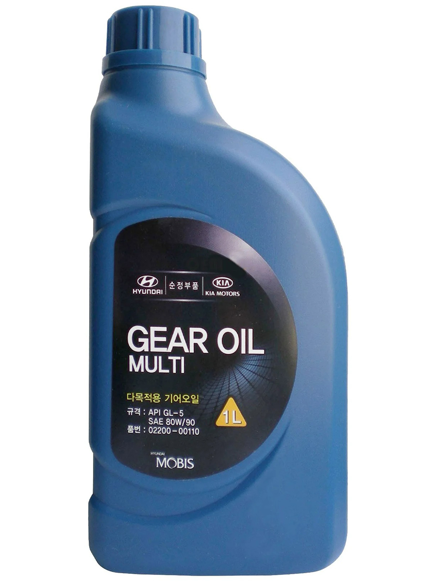 Hyundai-Kia 220000110 80W-90 1L Gear Oil Multi Масло Трансмиссионное Минеральное