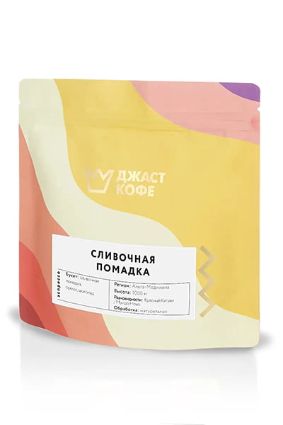 

Свежеобжаренный кофе "Сливочная помадка" зернами (250г, 0.25кг)