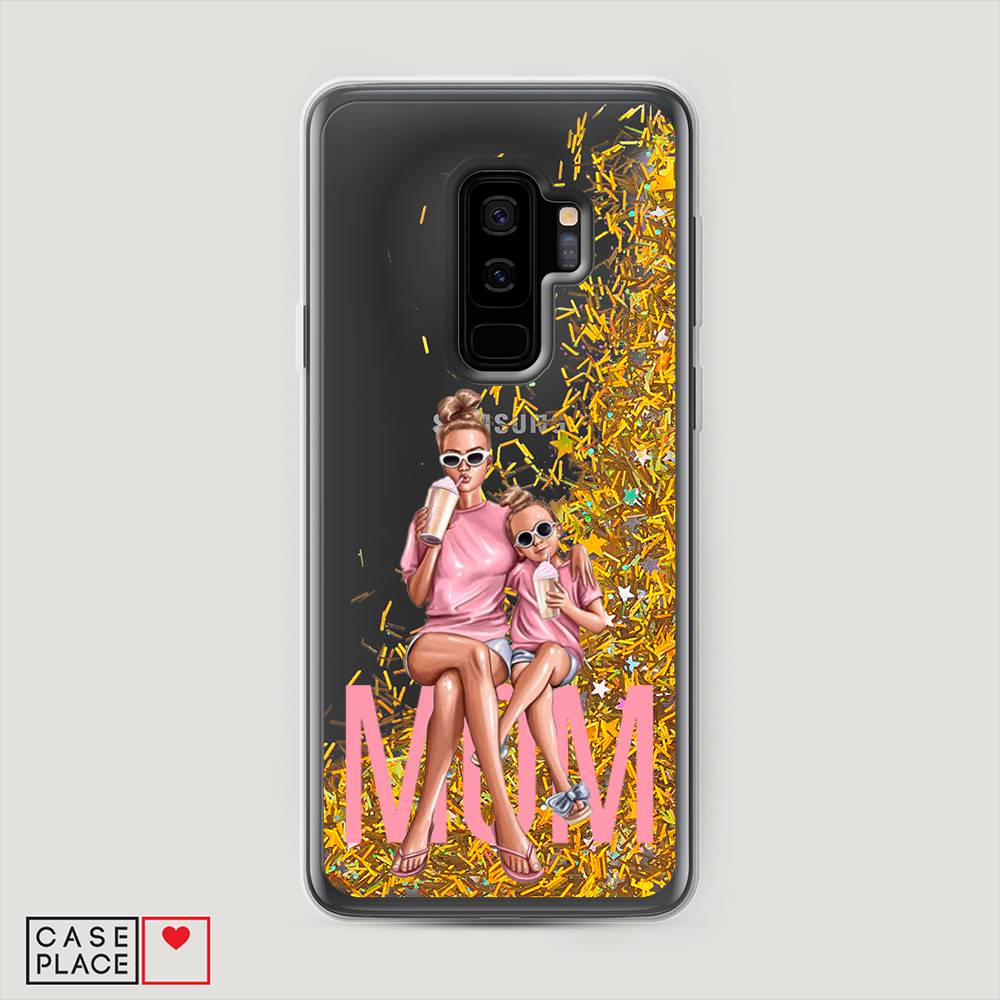 

Чехол Awog на Samsung Galaxy S9 + "Lovely mom", Синий;бежевый;розовый, 25890-1