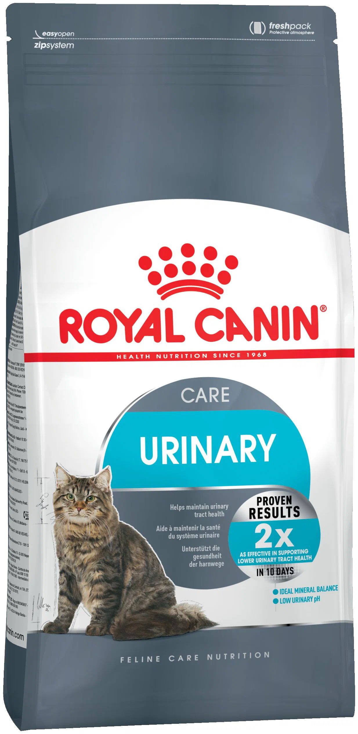 

Сухой корм для кошек Royal Canin при мочекаменной болезни 6 шт по 2 кг, ROYAL CANIN URINARY CARE для взрослых кошек при мочекаменной болезни (2 кг х 6 шт)