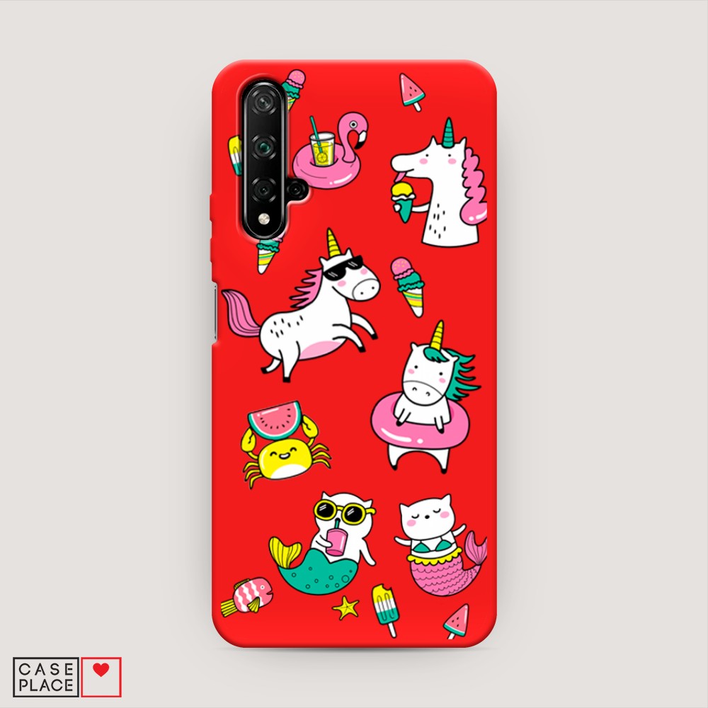 

Чехол Awog на Honor 20/Huawei Nova 5T "На отдыхе", Разноцветный, 69553-1