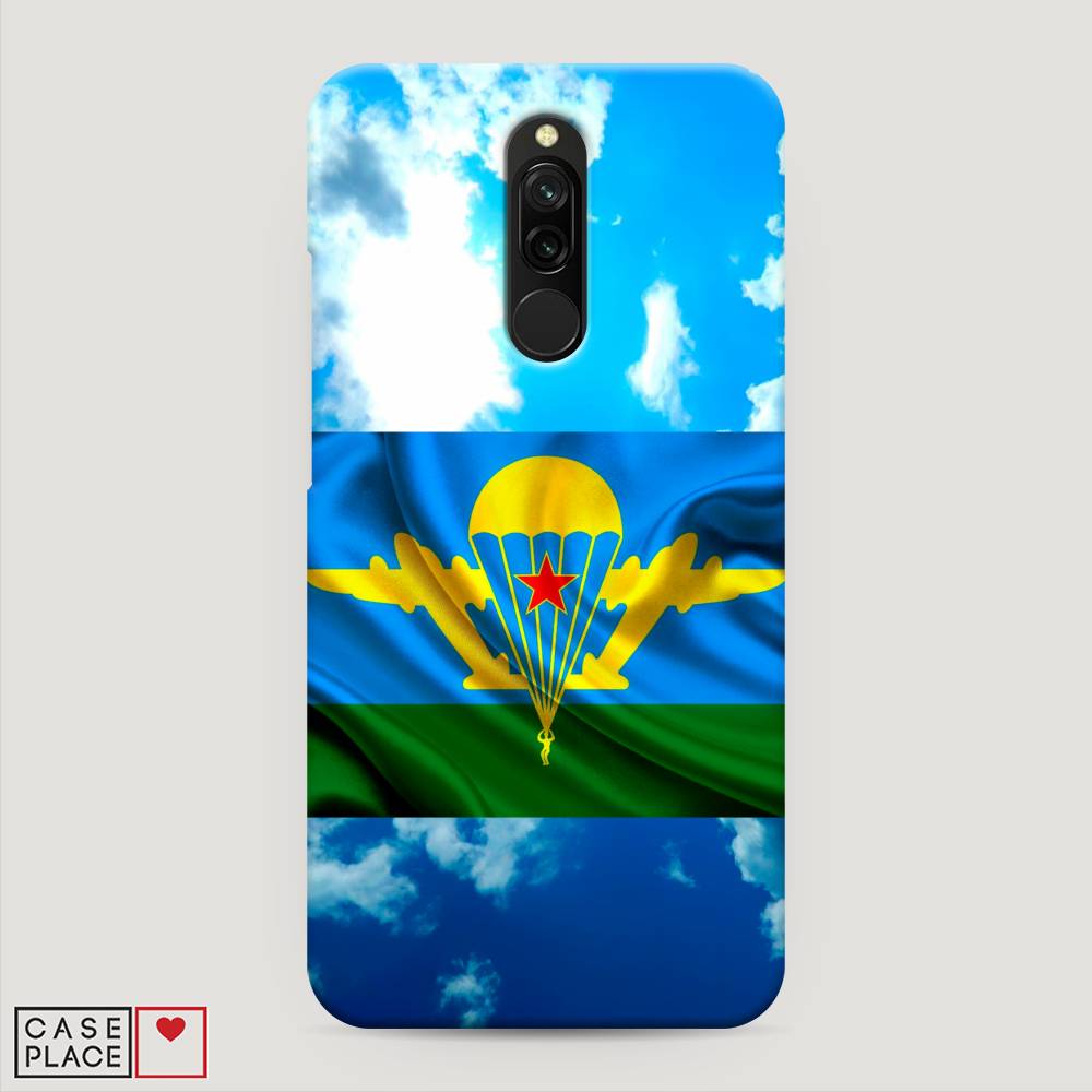 

Пластиковый чехол "ВДВ флаг в небесах" на Xiaomi Redmi 8, 37120-4