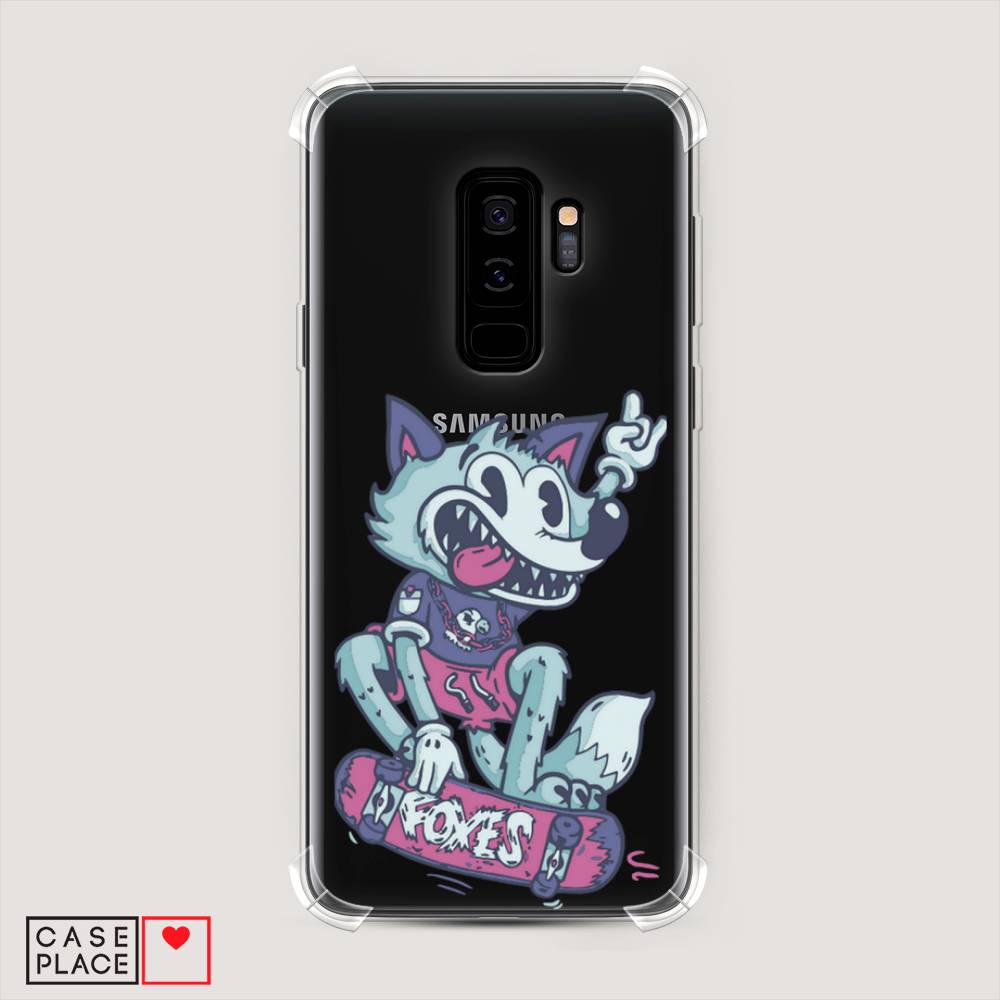 

Чехол Awog на Samsung Galaxy S9 + "Foxes", Голубой;фиолетовый, 25851-1