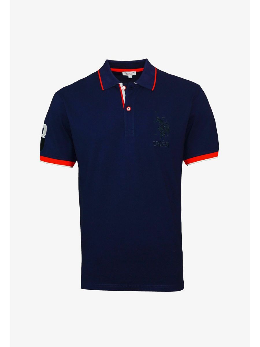 

Футболка мужская U.S. POLO Assn. US222P04N синяя M, Синий, US222P04N