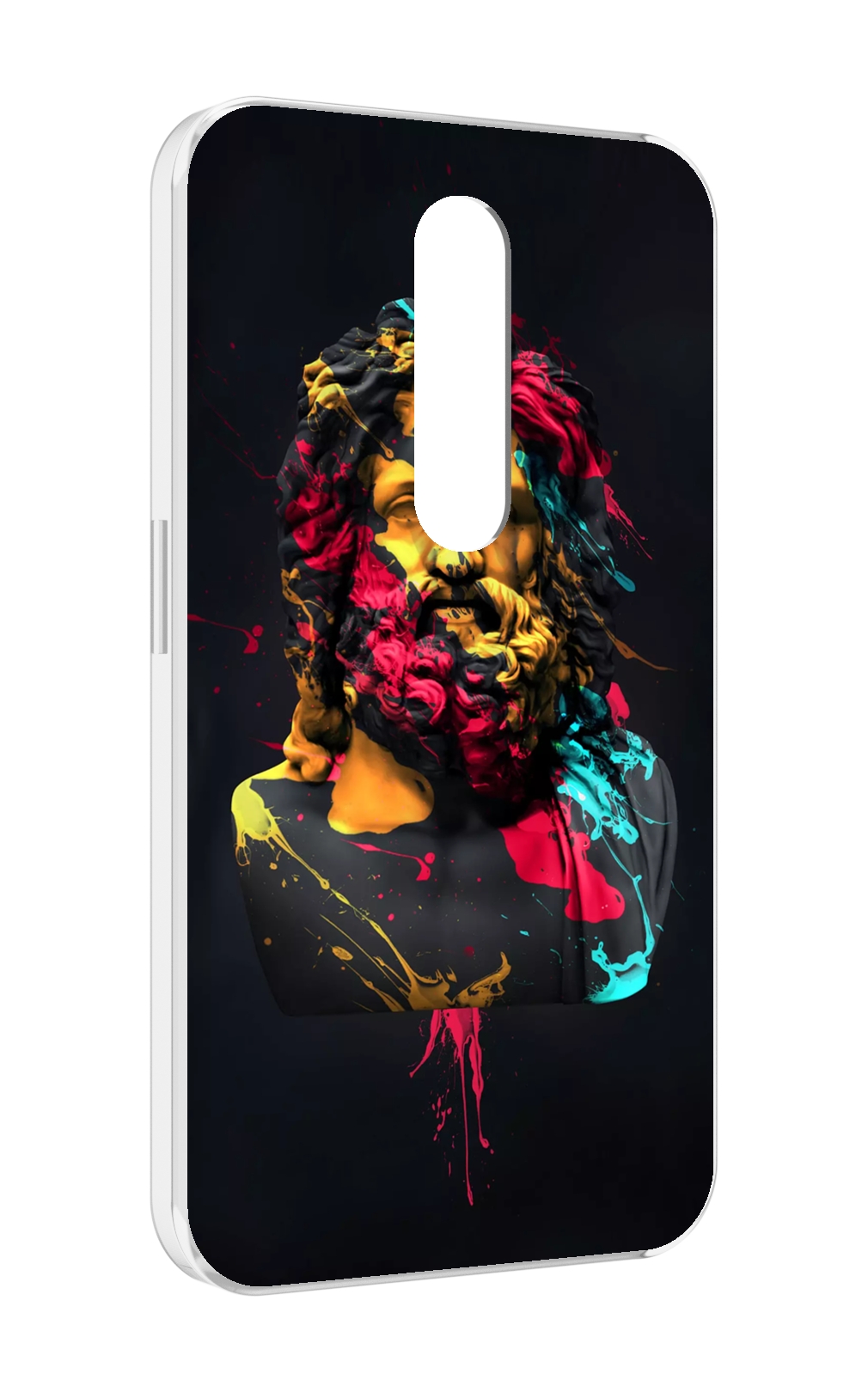 

Чехол MyPads арт-статуя-краски для Motorola Moto X Force (XT1585 / XT1581), Прозрачный, Tocco