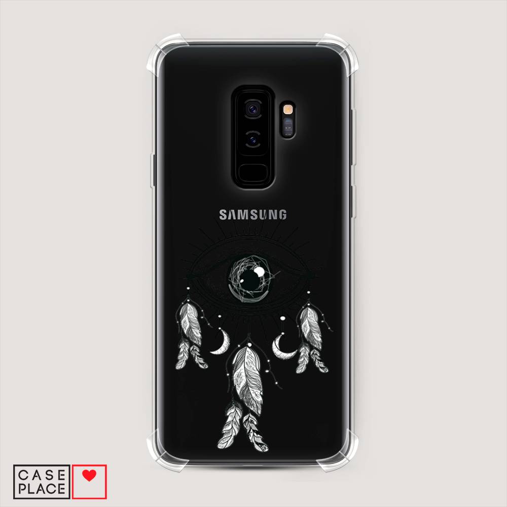 

Чехол Awog на Samsung Galaxy S9 + "Всевидящее око-ловец снов", Серый, 25851-1