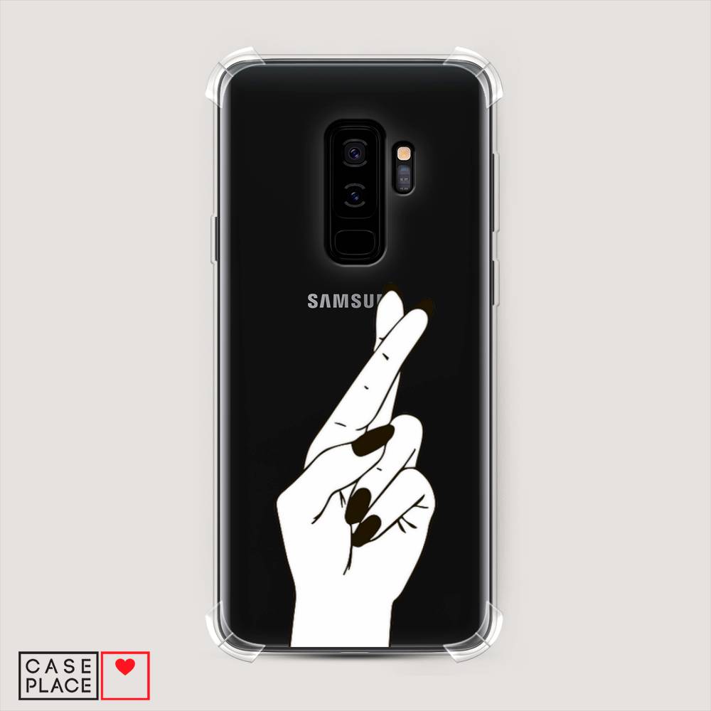 

Чехол Awog на Samsung Galaxy S9 + "Пальцы графика", Серый, 25851-1