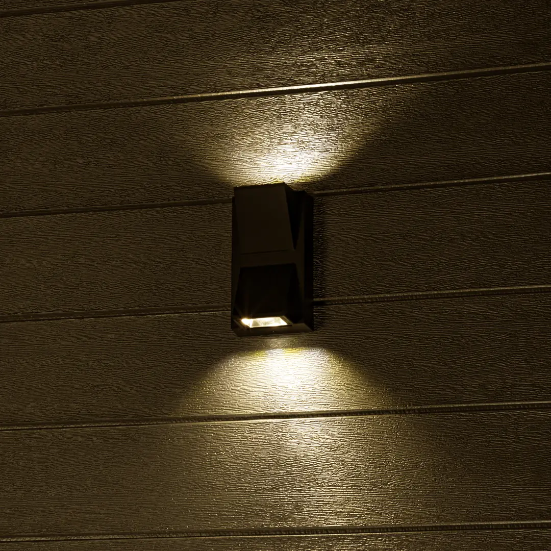Светильник настенный светодиодный уличный Duwi «Nuovo» 24776 4 IP54 цвет черный