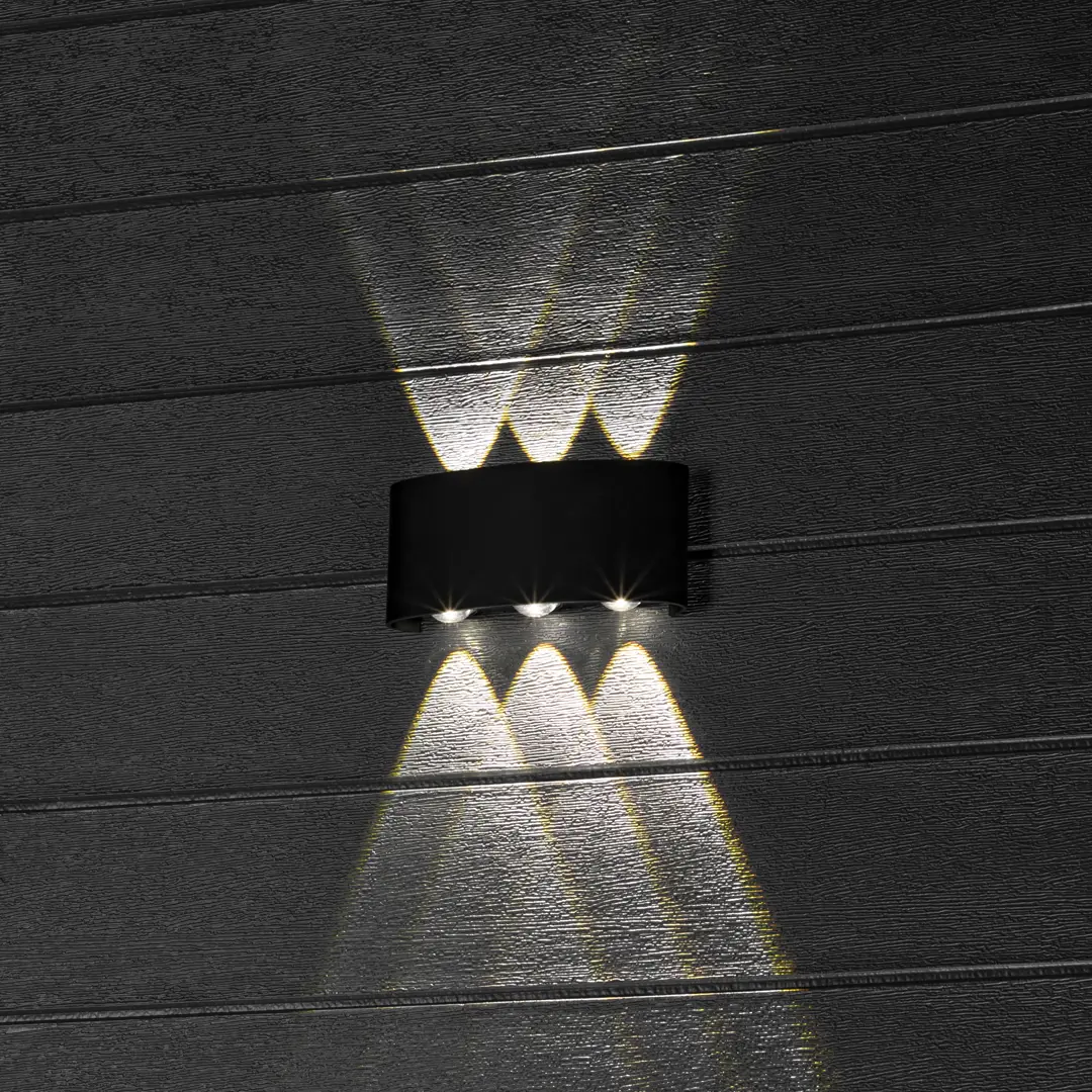 Светильник настенный светодиодный уличный Duwi «Nuovo» 24774 0 IP54 цвет черный
