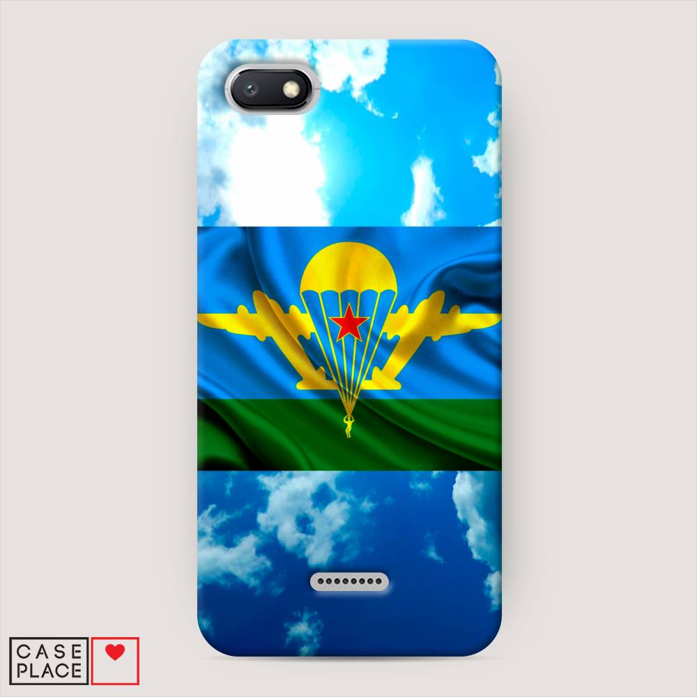 

Пластиковый чехол "ВДВ флаг в небесах" на Xiaomi Redmi 6A, 34120-4