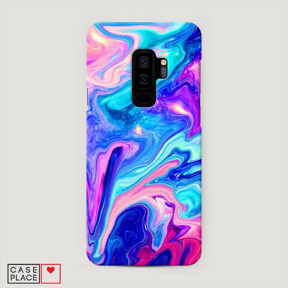 фото Чехол awog "потеки краски" для samsung galaxy s9 +