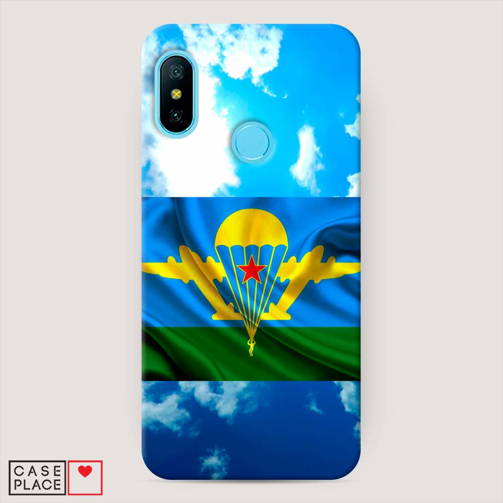 

Пластиковый чехол "ВДВ флаг в небесах" на Xiaomi Redmi 6 Plus, 33920-4