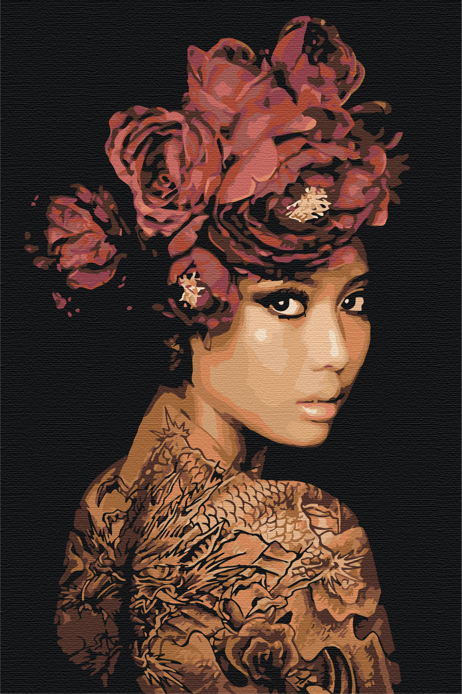 

Картина по номерам, 40 x 60, Восточная красавица (pz-beautyart4)
