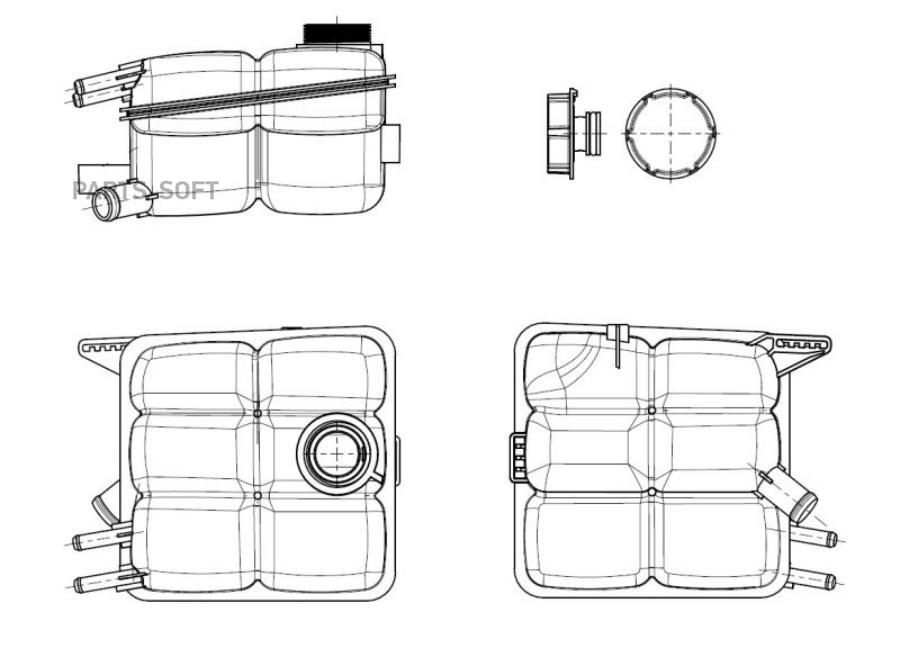 Бачок расширительный NRF 454015