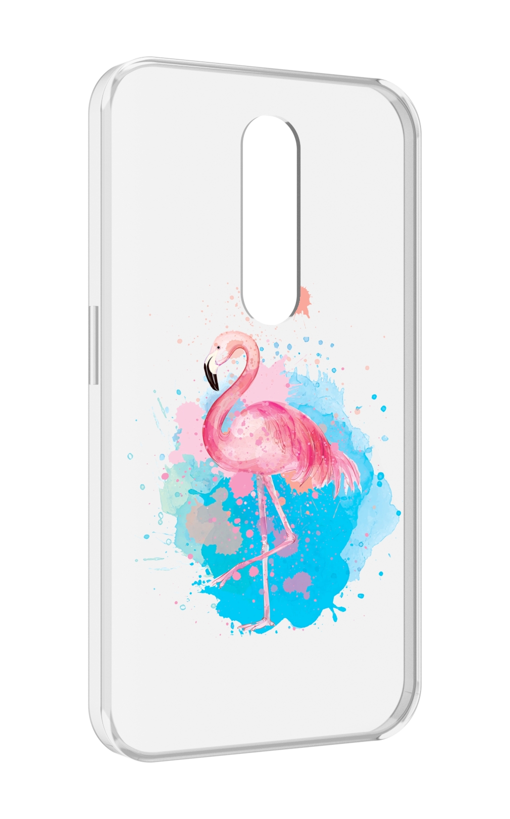 

Чехол MyPads акварельное-фламинго для Motorola Moto X Force (XT1585 / XT1581), Прозрачный, Tocco