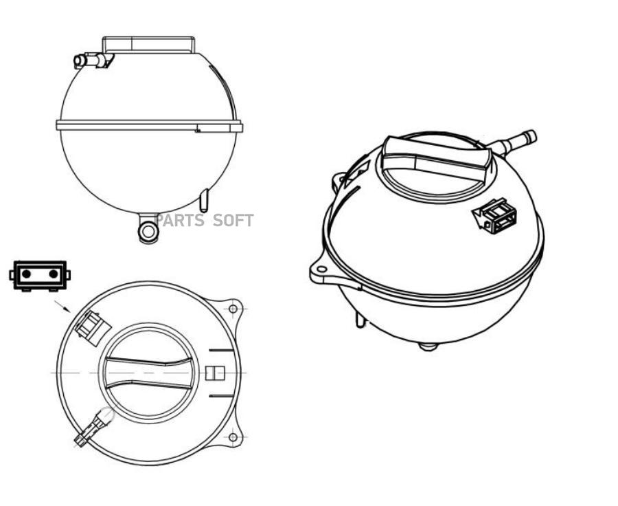 

Бачок расширительный NRF 454039