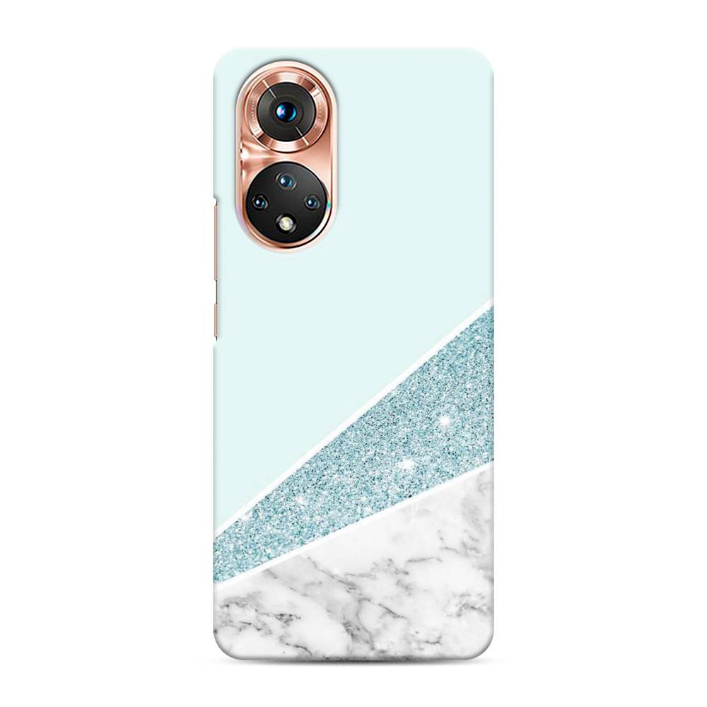 

Чехол Awog "Мрамор с голубыми блестками" для Honor 50, 6105420-2