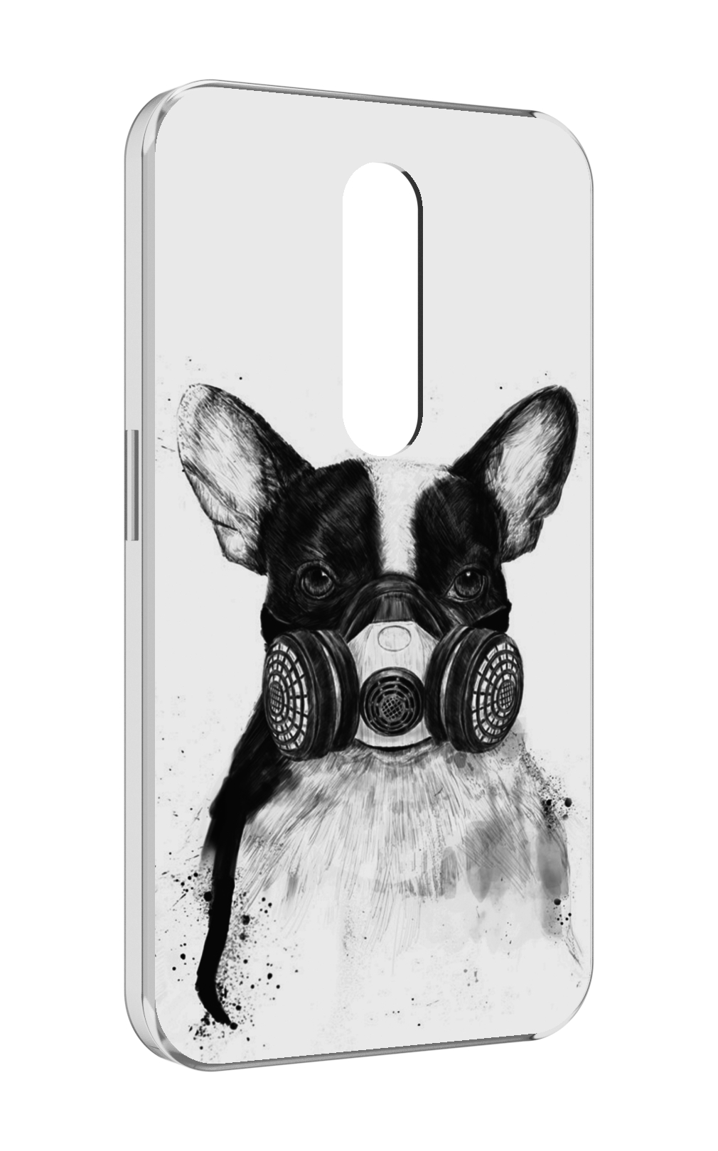 

Чехол MyPads Французский бульдог для Motorola Moto X Force (XT1585 / XT1581), Прозрачный, Tocco