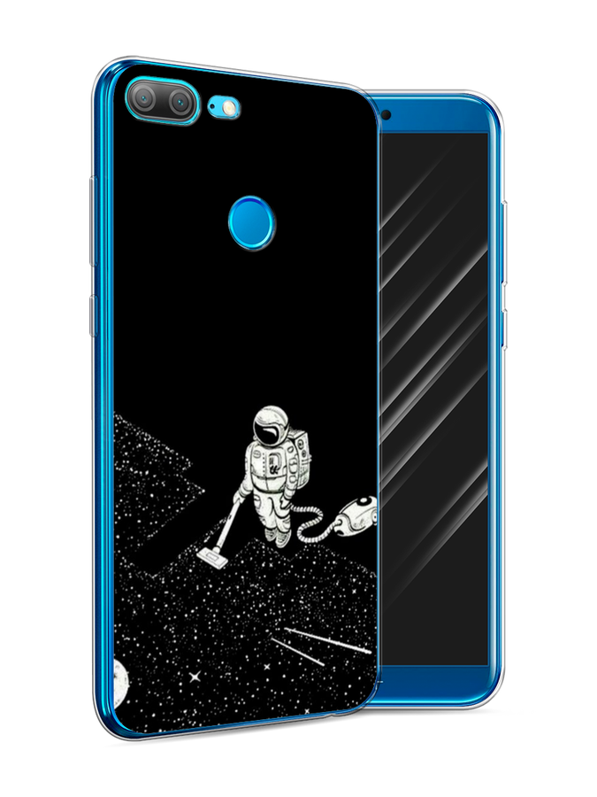 

Чехол Awog на Honor 9 Lite "Космонавт с пылесосом", Разноцветный, 64250-4