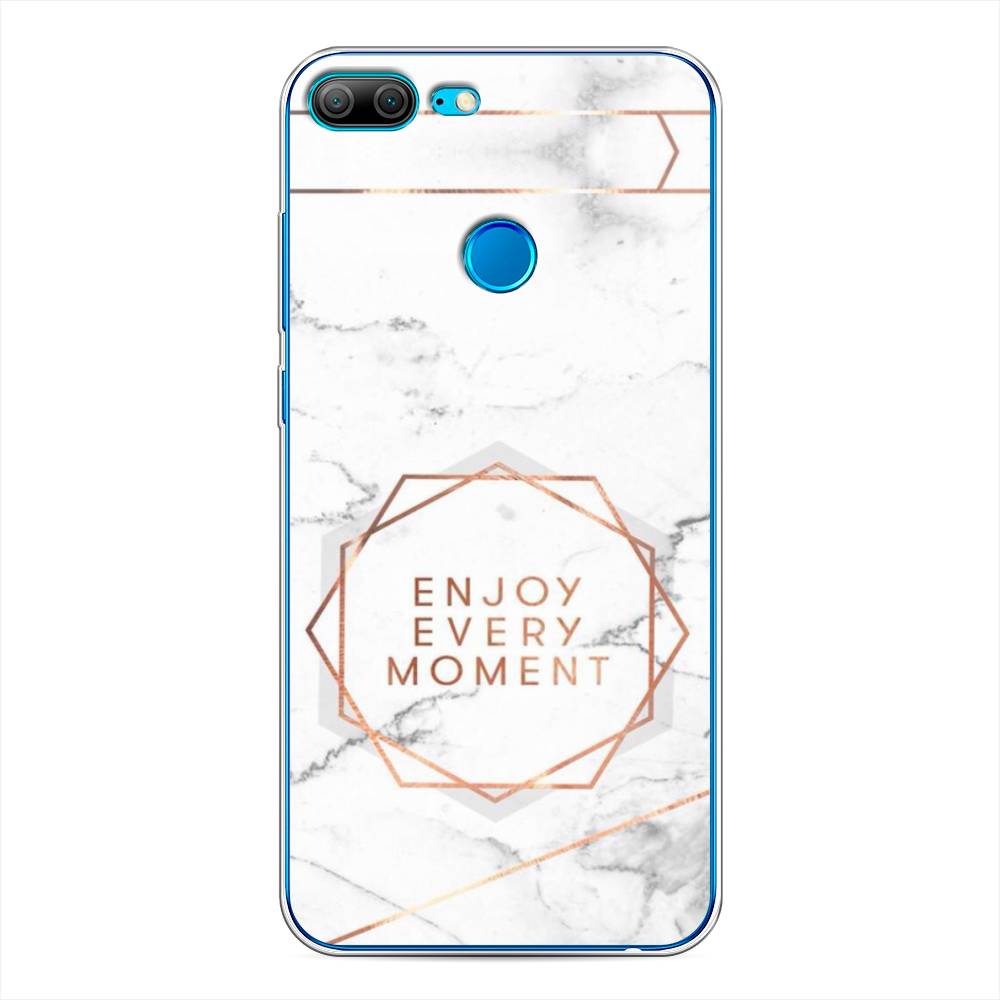 

Чехол Awog на Honor 9 Lite "Enjoy every moment мрамор", Разноцветный, 64250-7