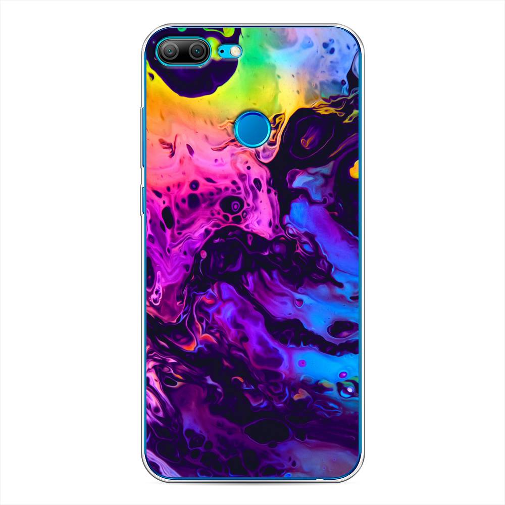 

Чехол Awog на Honor 9 Lite "ACID fluid", Разноцветный, 64250-3