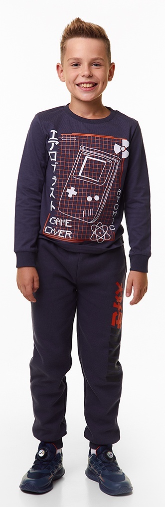 

Лонгслив детский Kari AW24C10743224, графитовый, 140, Серый, 233372