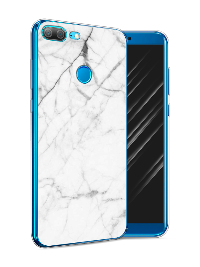 

Чехол Awog на Honor 9 Lite "Светлый мрамор", Разноцветный, 64250-3