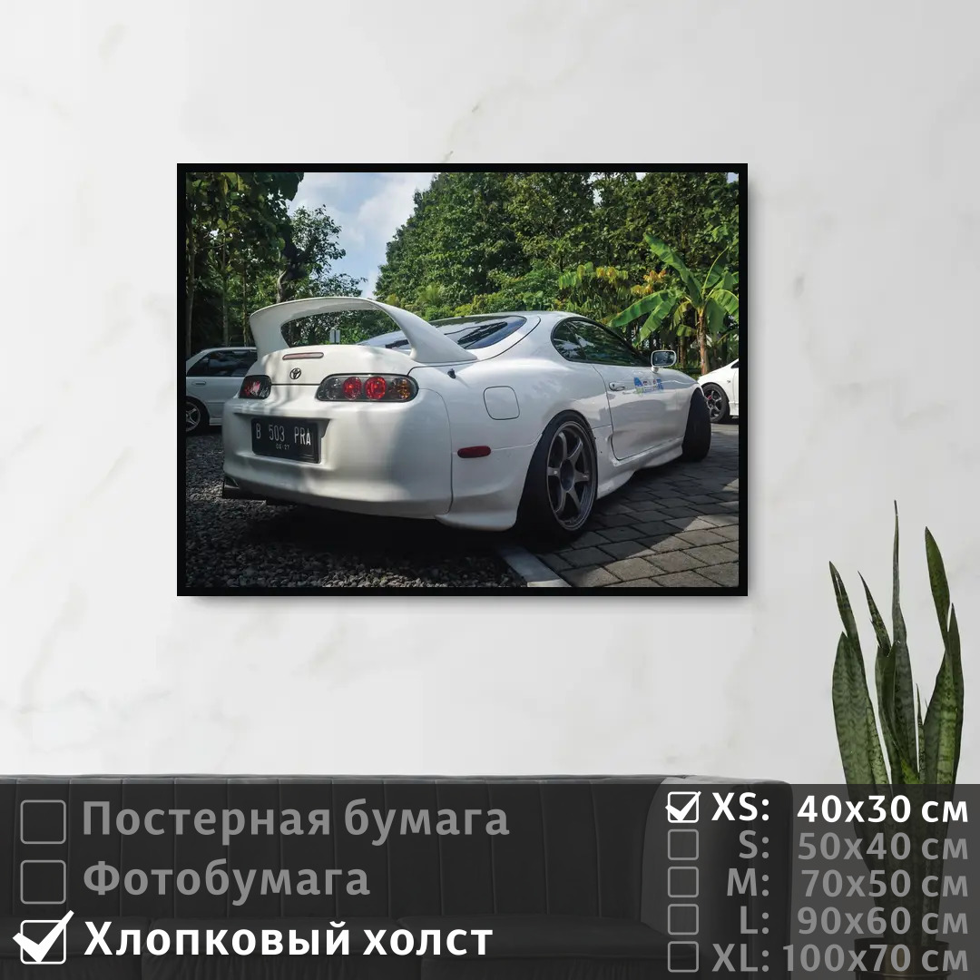 

Постер на холсте ПолиЦентр Авто на стену тойота 40х30 см, АвтоНаСтенуТойота