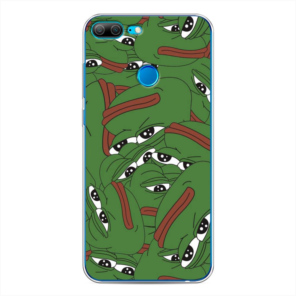 

Чехол Awog на Honor 9 Lite "Печальный frog", Разноцветный, 64250-9