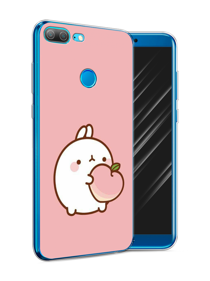 

Чехол Awog на Honor 9 Lite "Кролик с персиком", Разноцветный, 64250-1