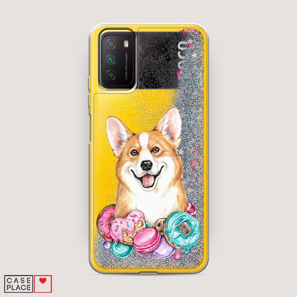 

Чехол Awog на Poco M3 "Корги и сладости", Разноцветный, 39591-1