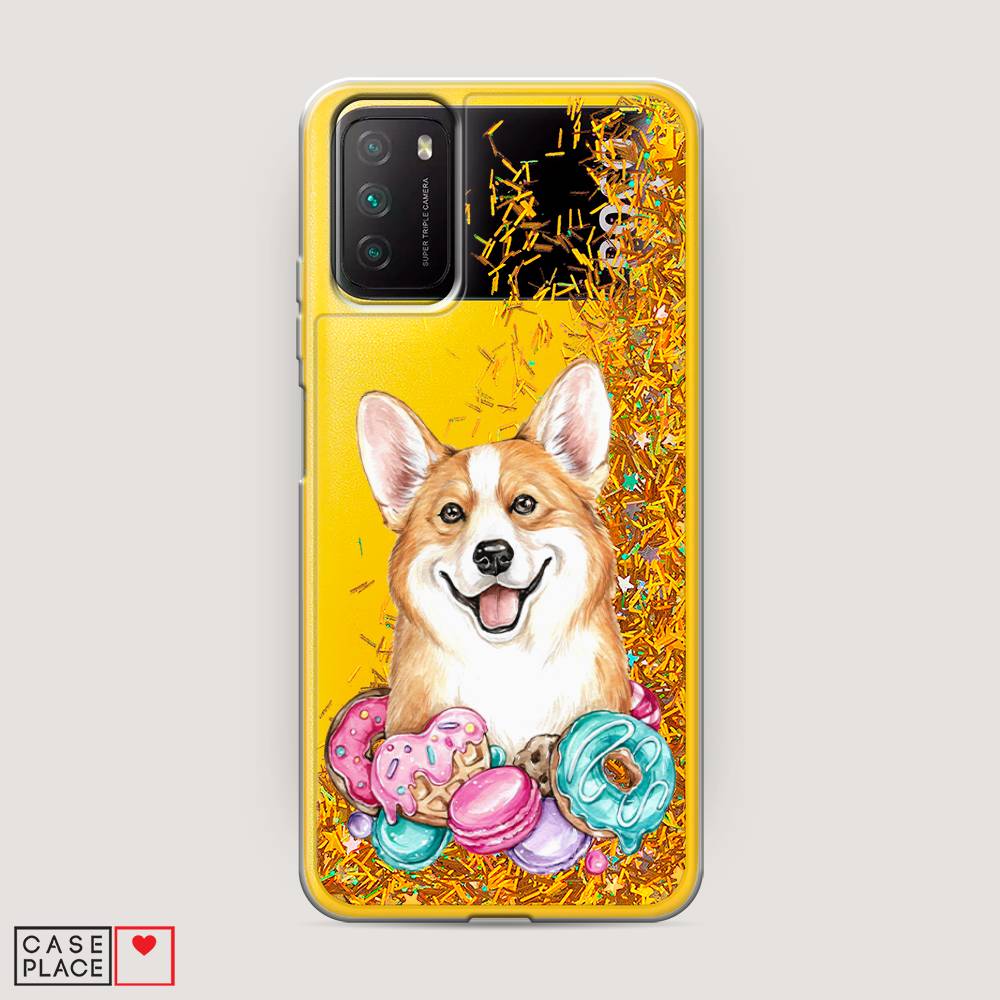 

Чехол Awog на Poco M3 "Корги и сладости", Разноцветный, 39590-1