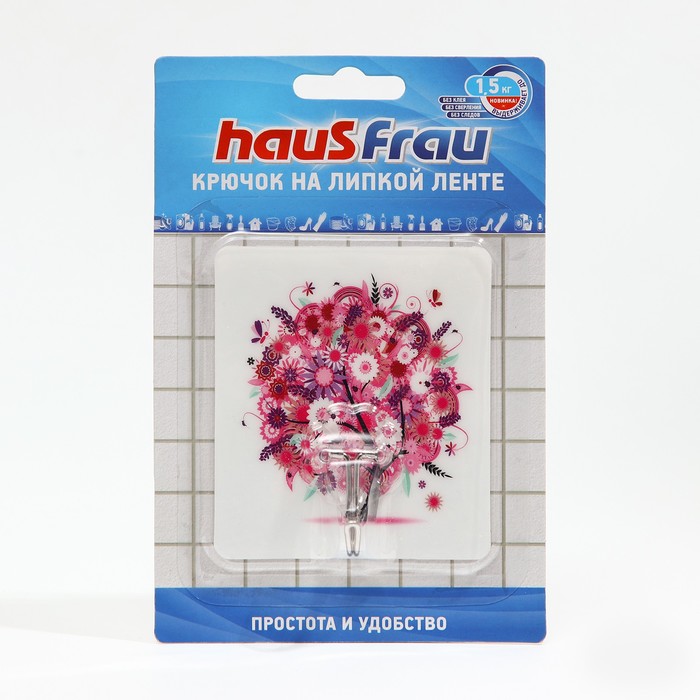 Крючок на липкой ленте Haus Frau, 1 шт (3 шт.)