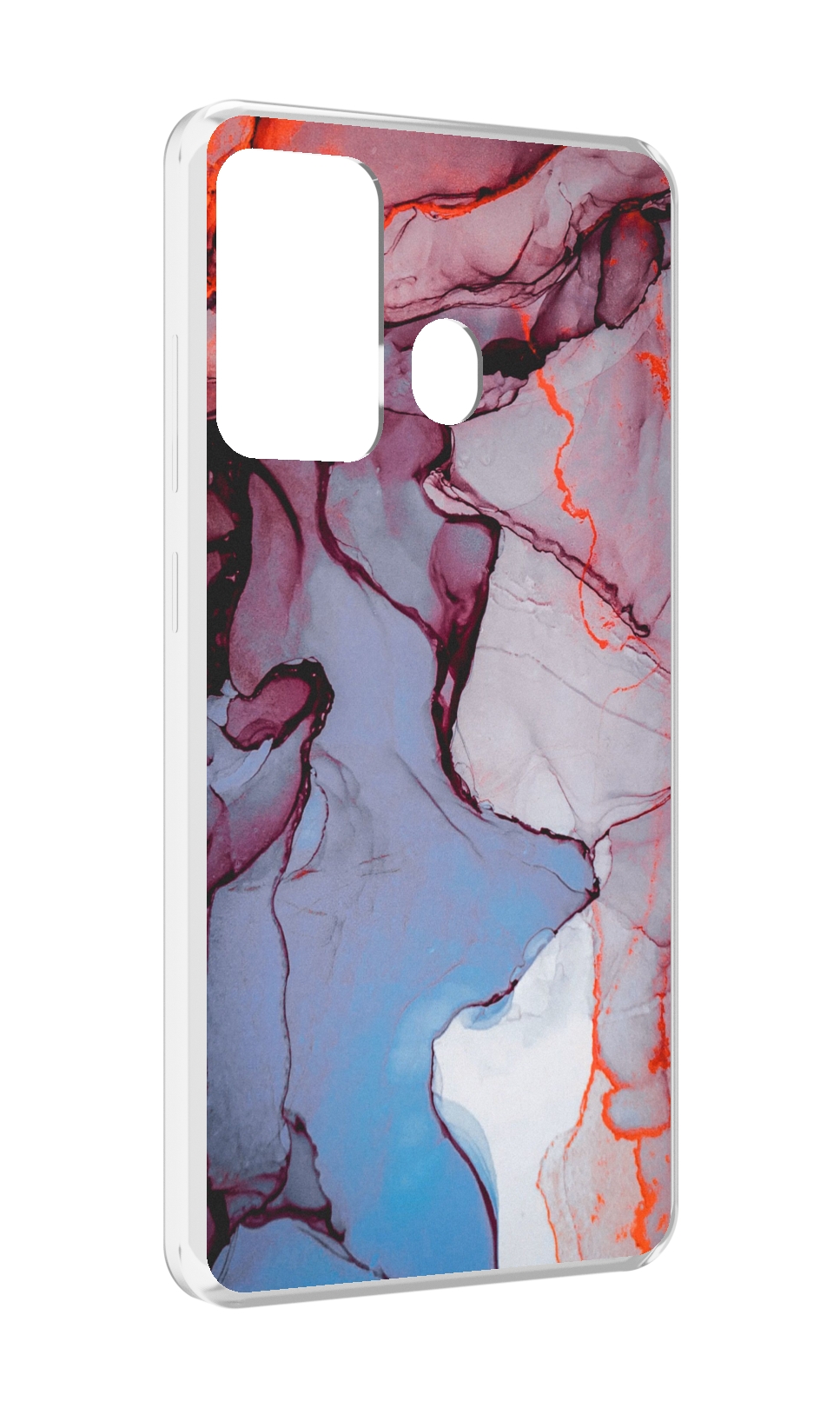 

Чехол MyPads мраморный рисунок для ITEL A27 / ITEL P17, Прозрачный, Tocco