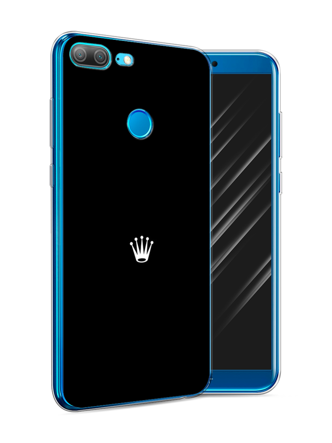 

Чехол Awog на Honor 9 Lite "Белая корона на черном фоне", Разноцветный, 64250-7