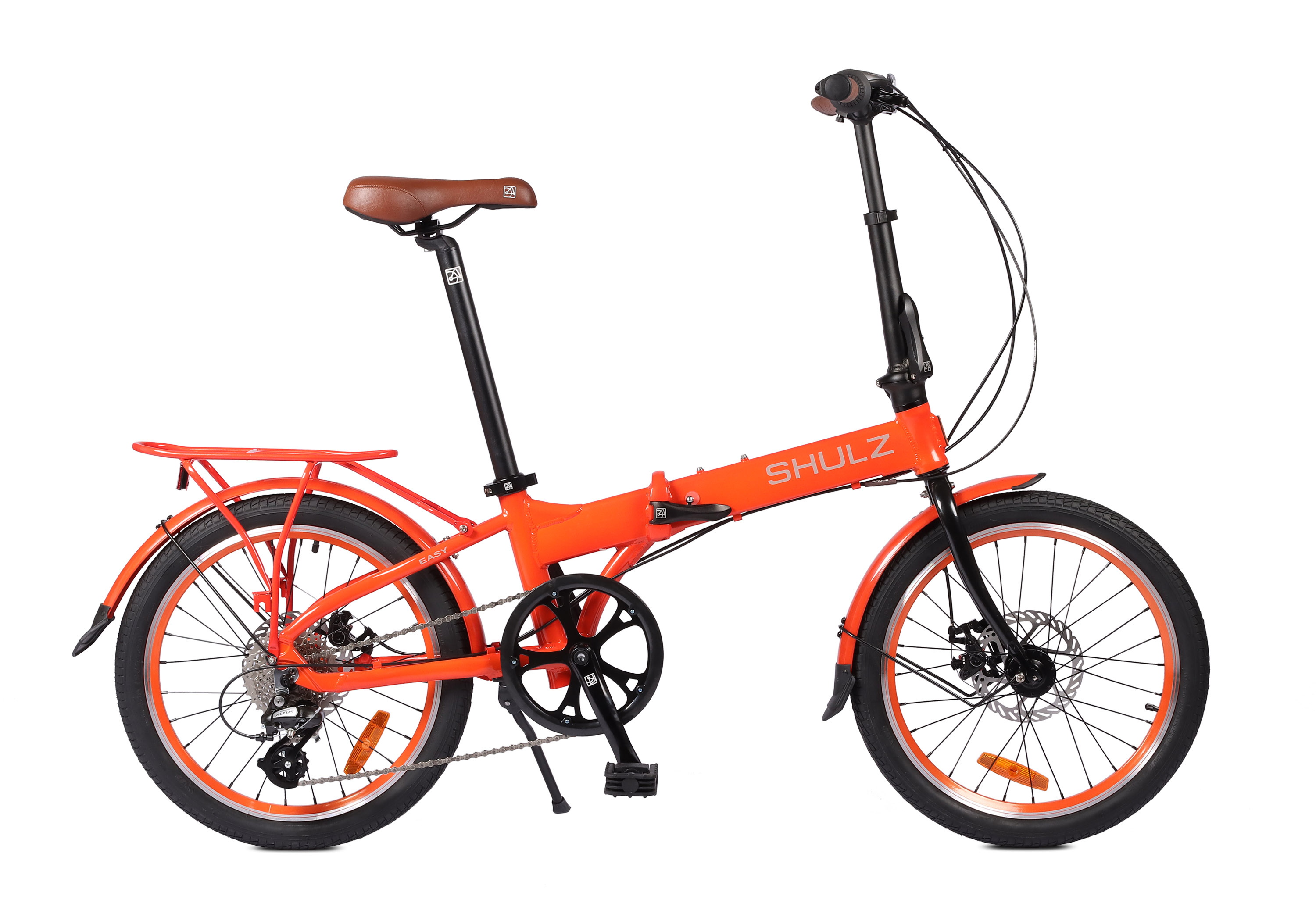 Складной велосипед Shulz Easy Disk оранжевый