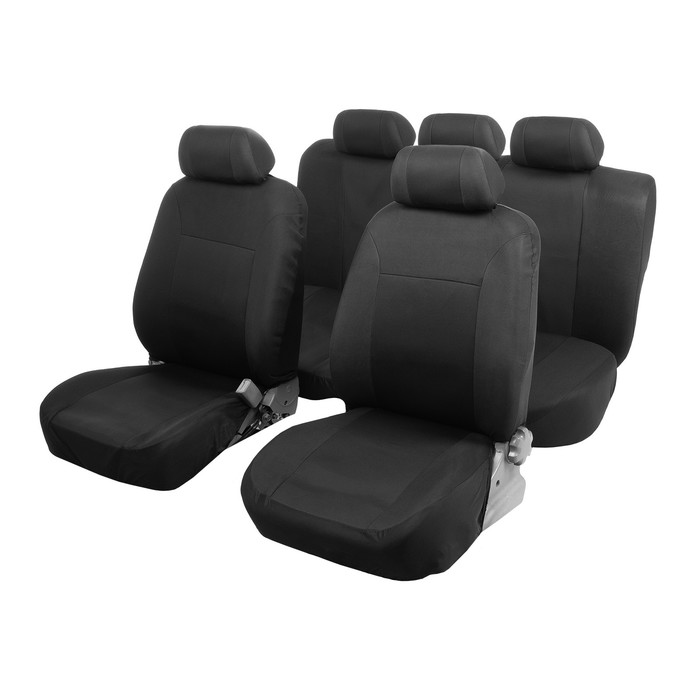 

Авточехлы TORSO Premium универсальные, 11 предметов, черный
