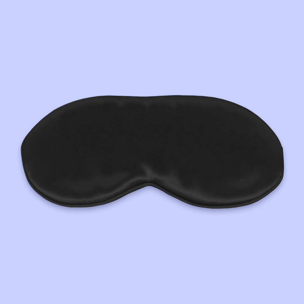 Маска для сна Blue Sleep Silk черная 2785₽