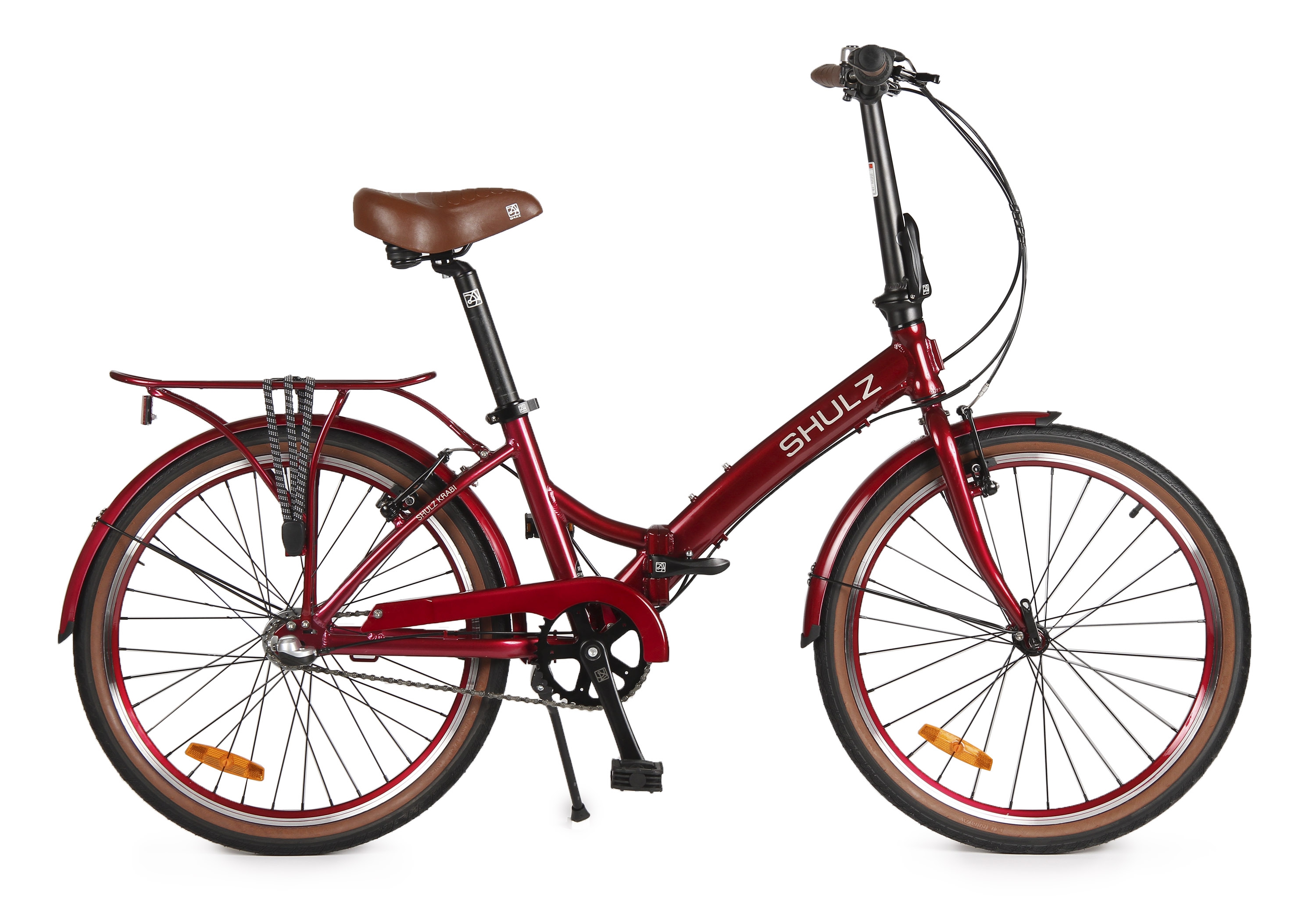 

Складной велосипед Shulz Krabi V-brake сангрия, Красный, Krabi V-brake
