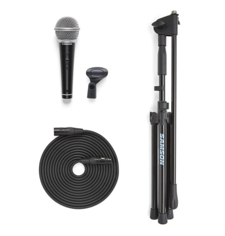 

Микрофон Samson VP10X Microphone Value Pack черный, VP10X Microphone Value Pack