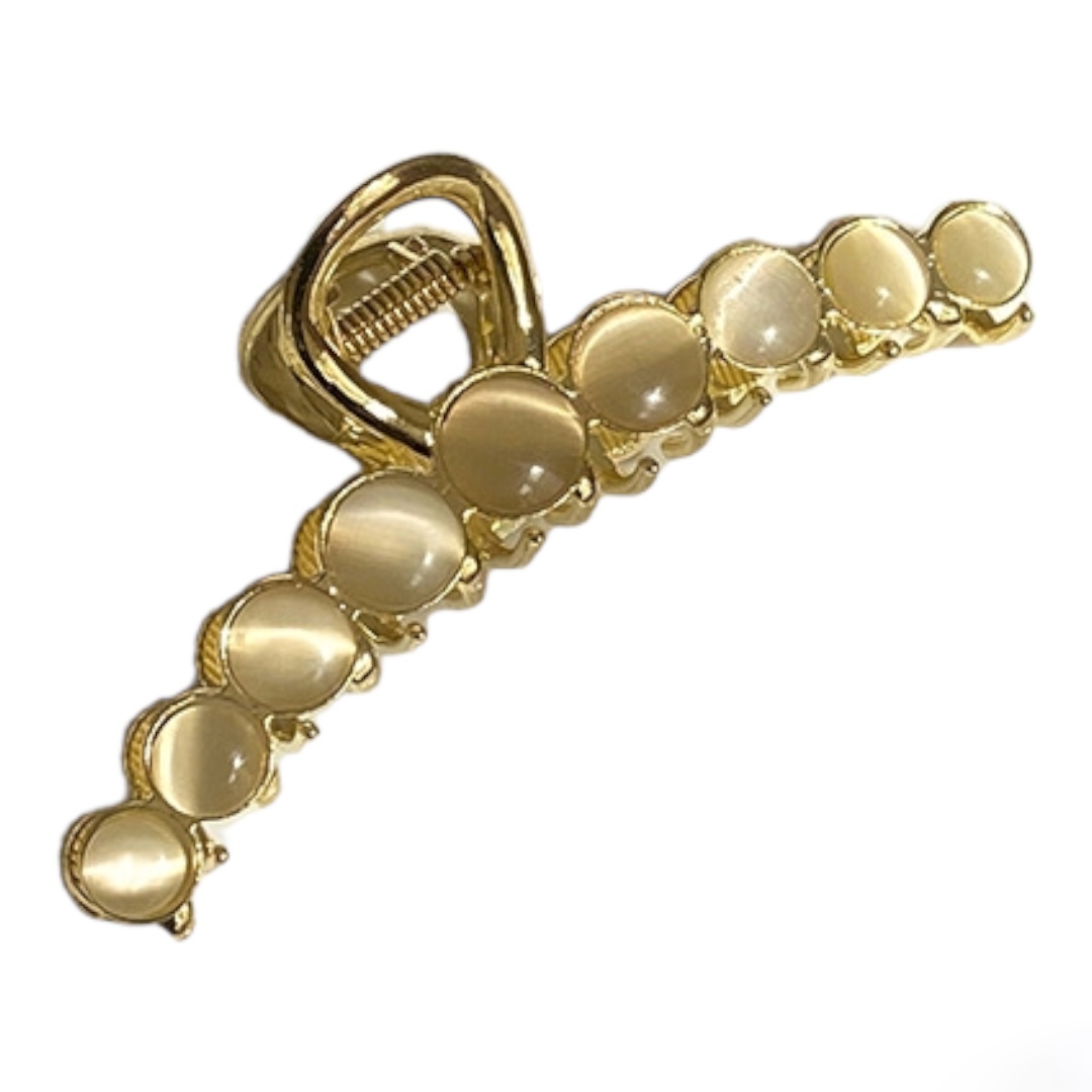 Заколка-краб женская Vprok краббол золотистая