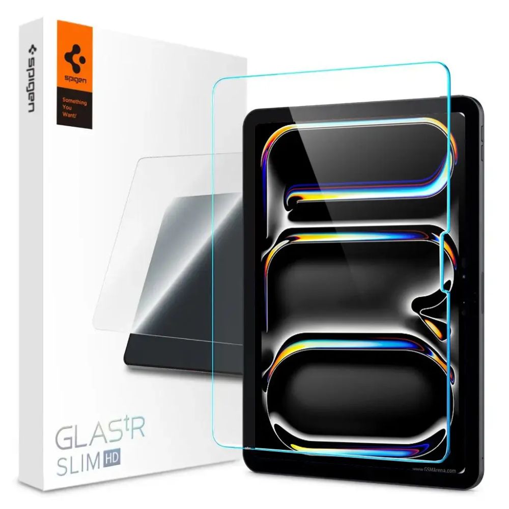 Защитное стекло Spigen GLASTR для iPad Pro 11 2024 AGL07787 5100₽