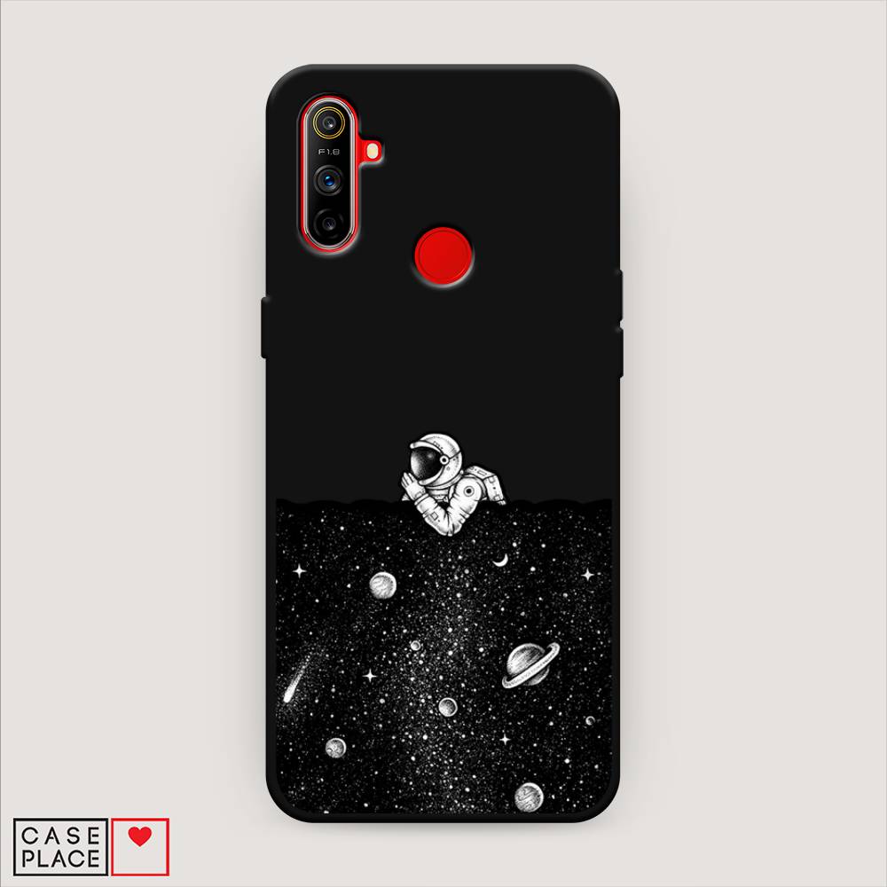 

Матовый силиконовый чехол "Космический сон" на Realme C3, 253052-1