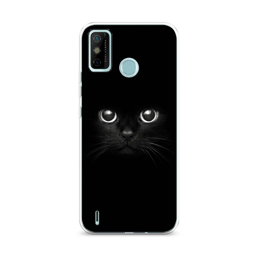 

Чехол Awog на Tecno Spark 6 GO "Взгляд черной кошки", Разноцветный, 300250-1