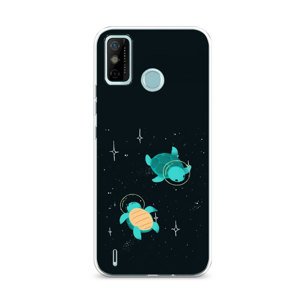 

Чехол Awog на Tecno Spark 6 GO "Черепашки космонавты", Разноцветный, 300250-4