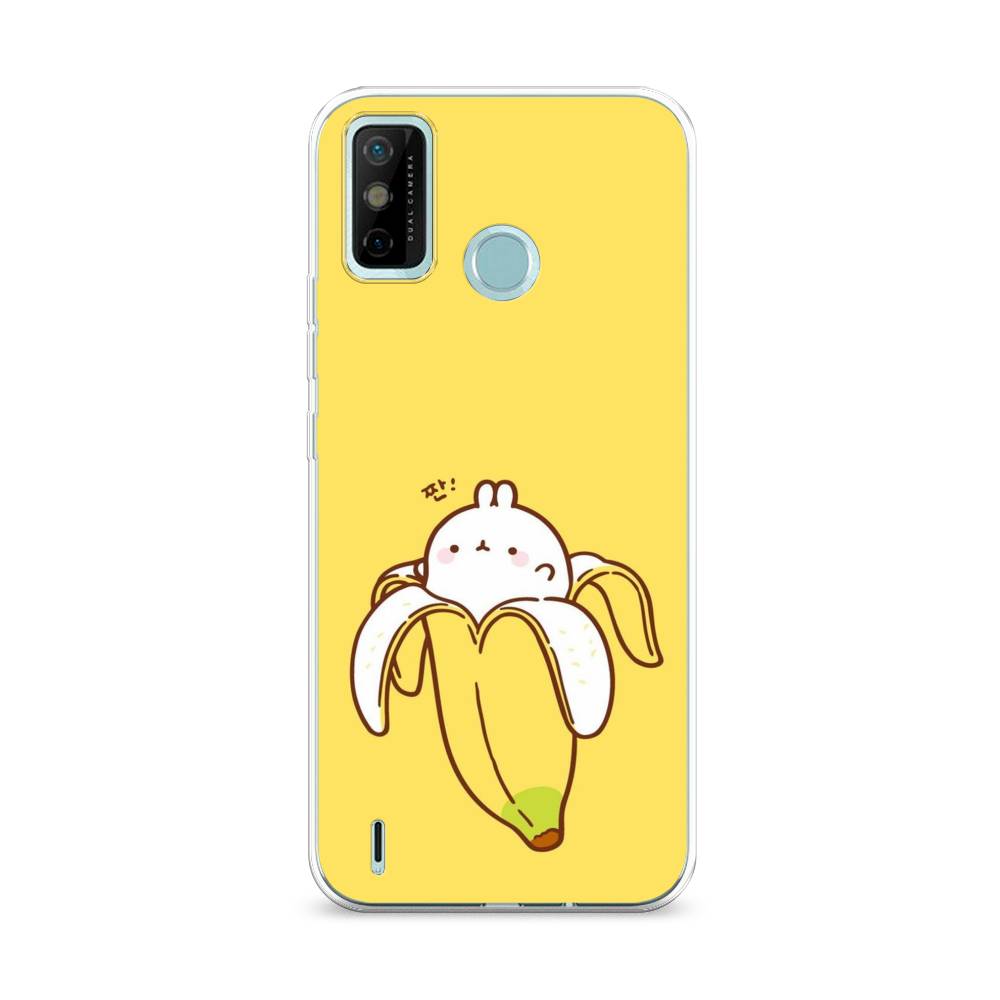 

Чехол Awog на Tecno Spark 6 GO "Зайчик-бананчик", Разноцветный, 300250-2
